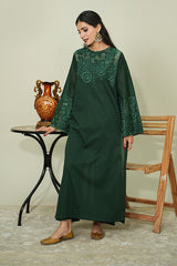 Green Drop Chiffon Dupatta