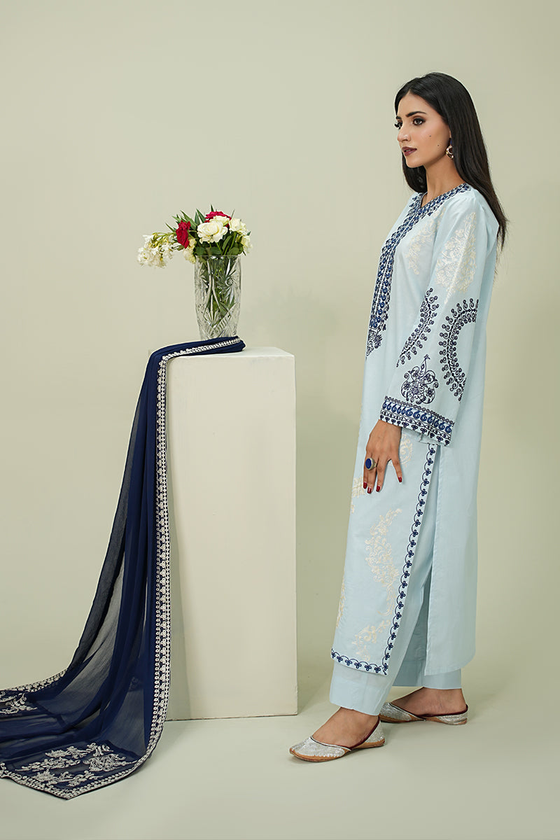 AQUA ICE Chiffon Dupatta