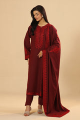 CRIMSON MAROON SHAWL