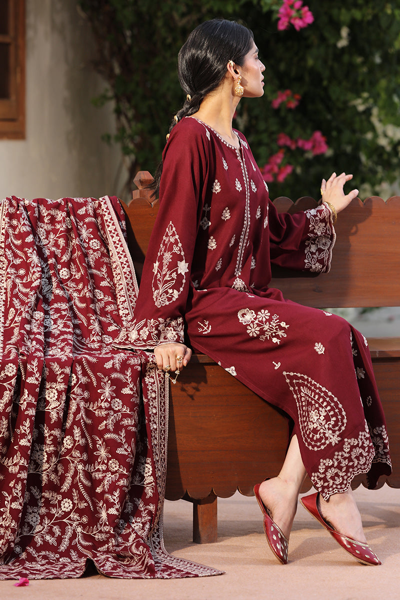 Mulberry Maroon Shawl