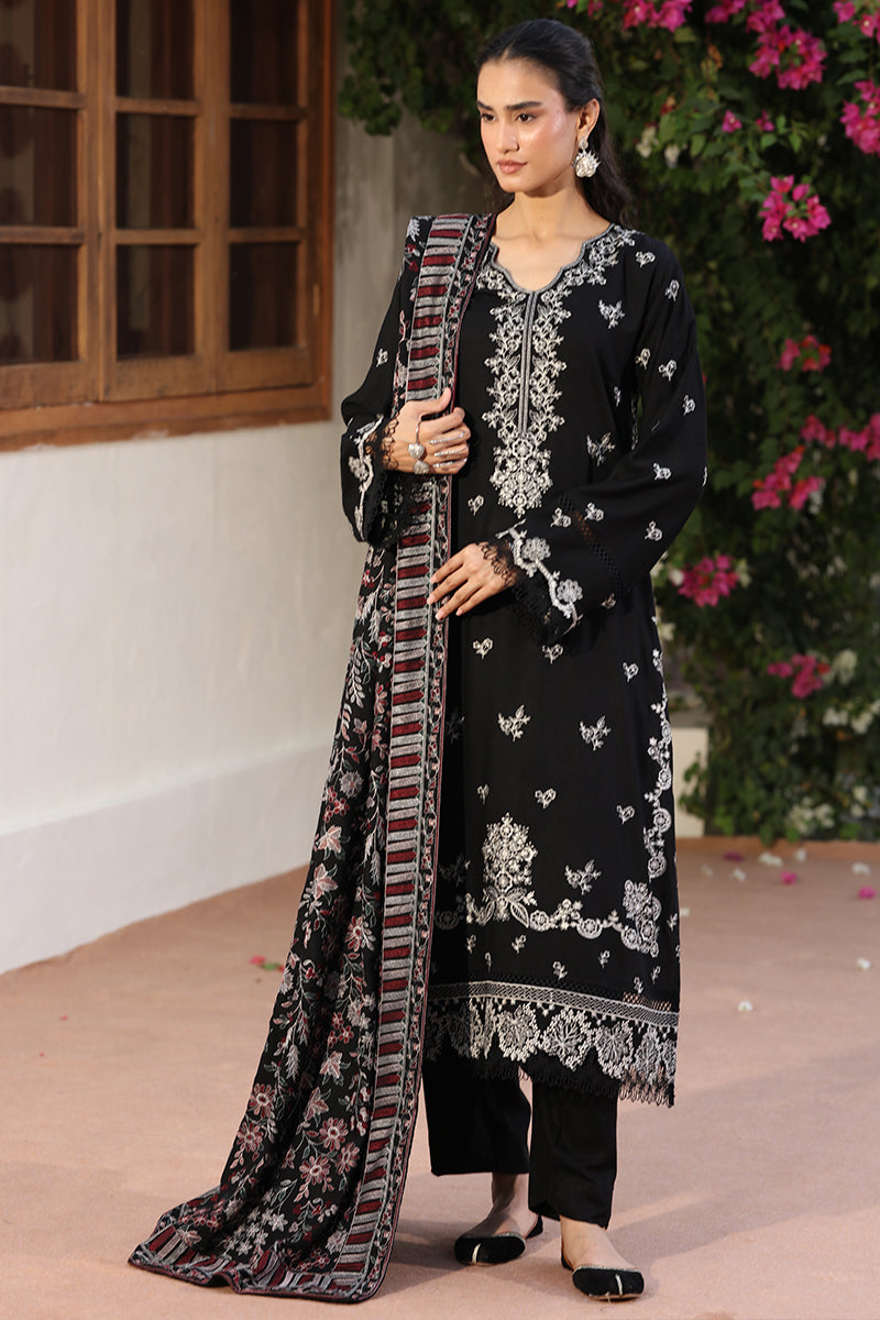 Black Carmine Shawl