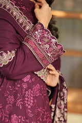 Dark Violet Plum Shawl