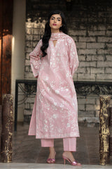 Saffron Fade Chiffon Dupatta