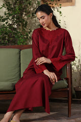 Deep Maroon Viscose