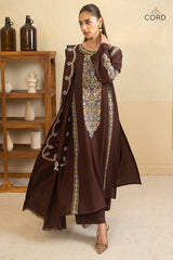 FUDGE BROWN SHAWL