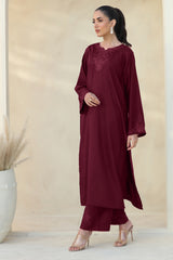 Maroon Viscose