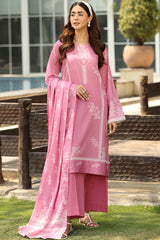 T.Pink(Print)3piece (Unstitched)