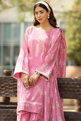 T.Pink(Print)3piece (Unstitched)