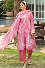 T.Pink(Print)3piece (Unstitched)