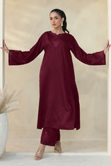 Maroon Viscose