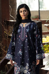 Midnight navy Chiffon Dupatta