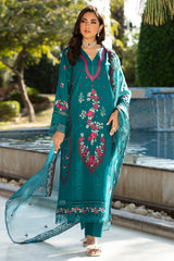 Empress teal Dupatta