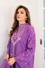 Embroidered 2-Pc Suit