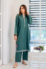 Embroidered 2-Pc Suit