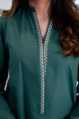 Embroidered 2-Pc Suit